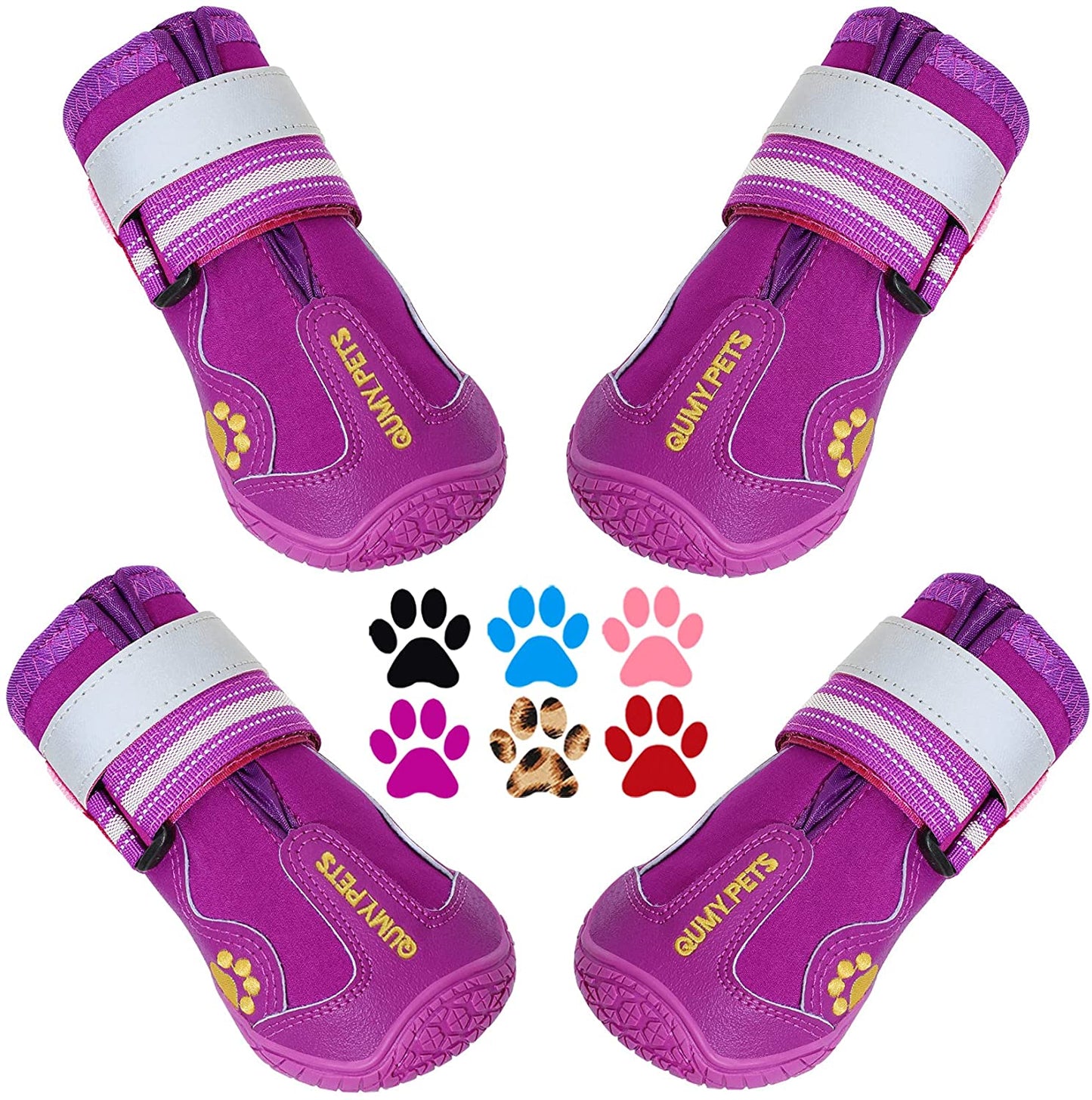 Ultimate Dog Boots - Water-Resistant Paw Protectors with Skid-Resistant Sole for All Seasons and All Adventures
