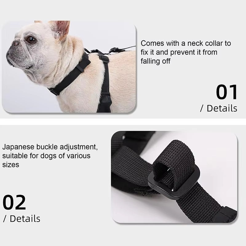 Waterproof Anti-Slip Dog Boots with Durable Rubber Sole for Small to Medium Dogs