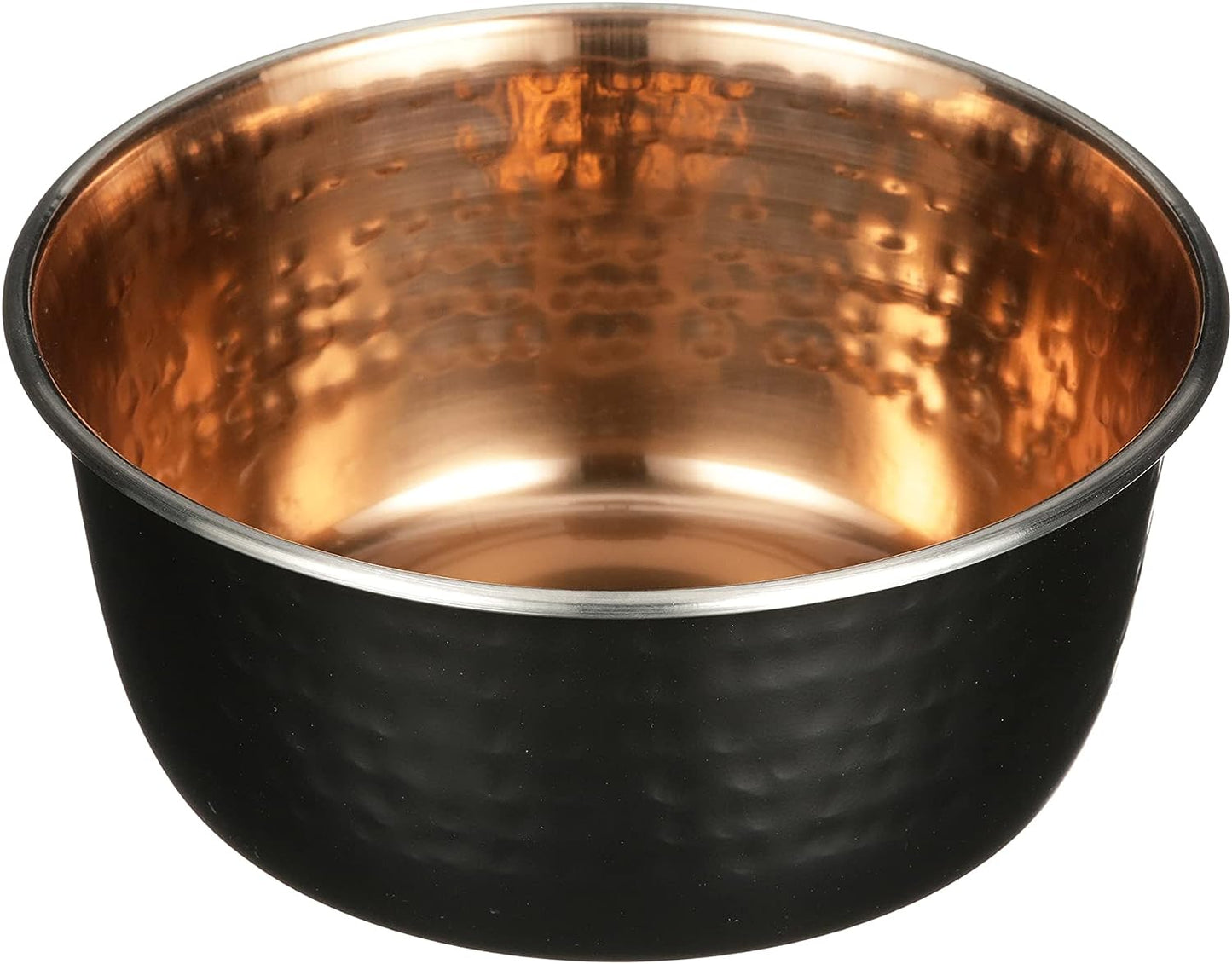 Elevate Your Pet's Dining Experience with Premium Hammered Copper Designer Bowls - Luxury Medium Size for Dogs and Cats