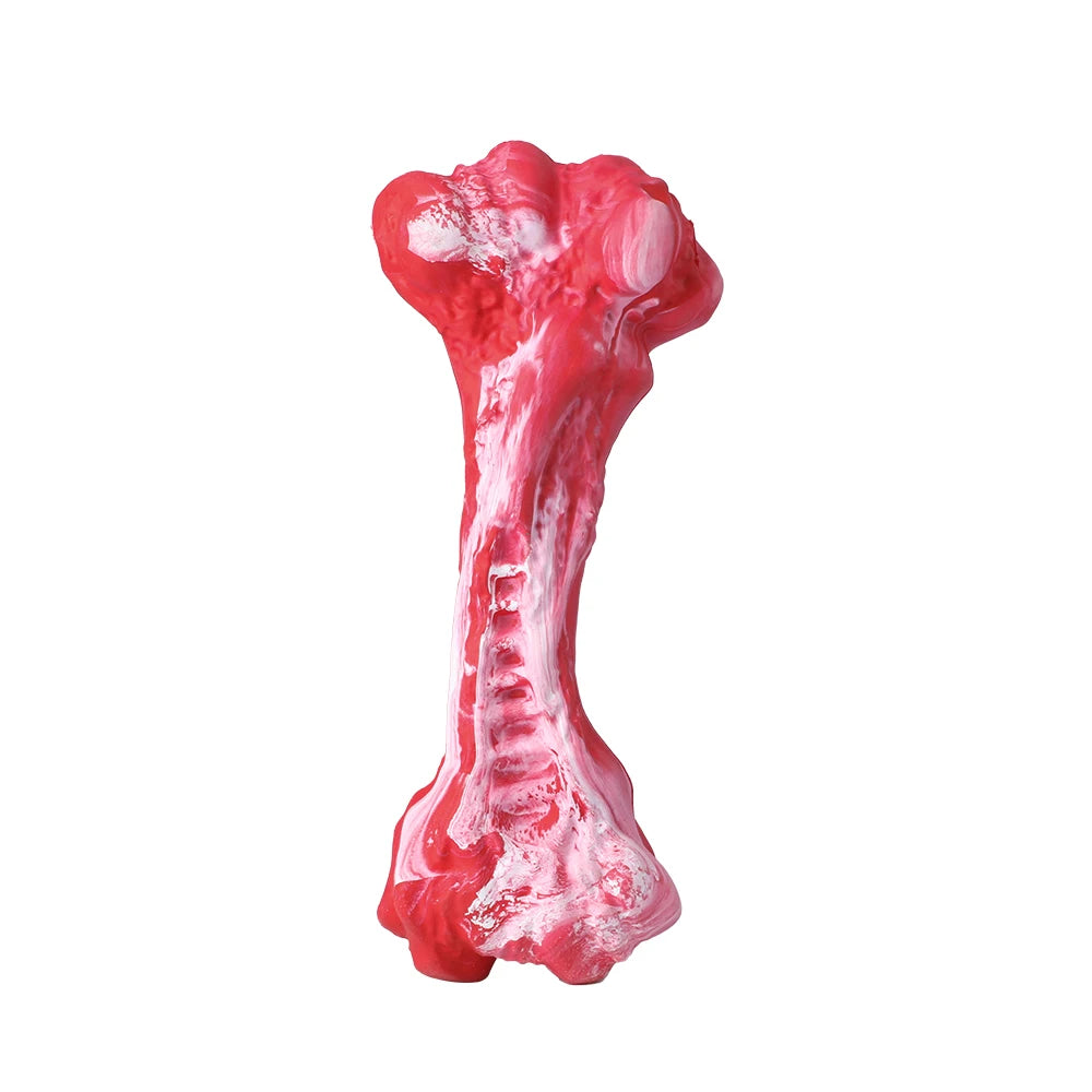 Indestructible Bone-Shaped Dog Toys for Aggressive Chewers - Interactive Nylon Chew Toys for Large Dogs & Teeth Cleaning