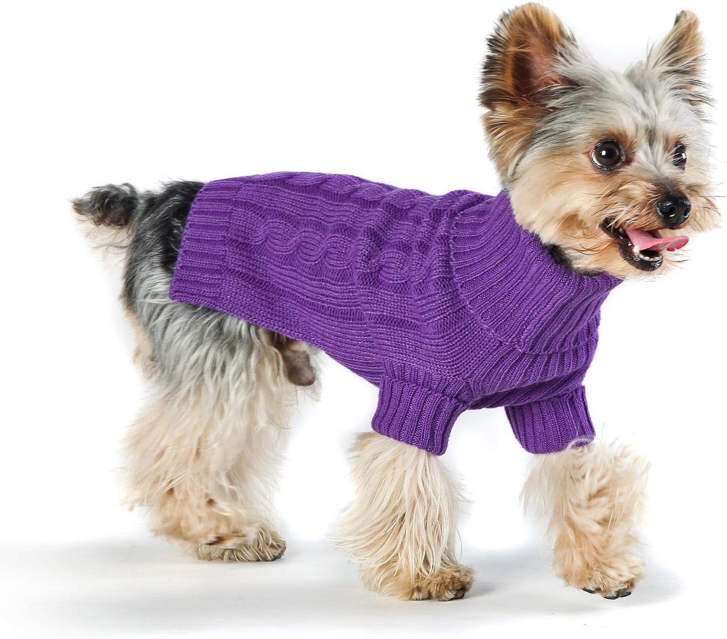 Stylish Turtleneck Dog Sweater - Perfect Size 14 for Your Pup!