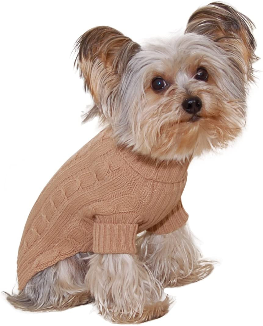 Stylish Turtleneck Dog Sweater - Perfect Size 14 for Your Pup!