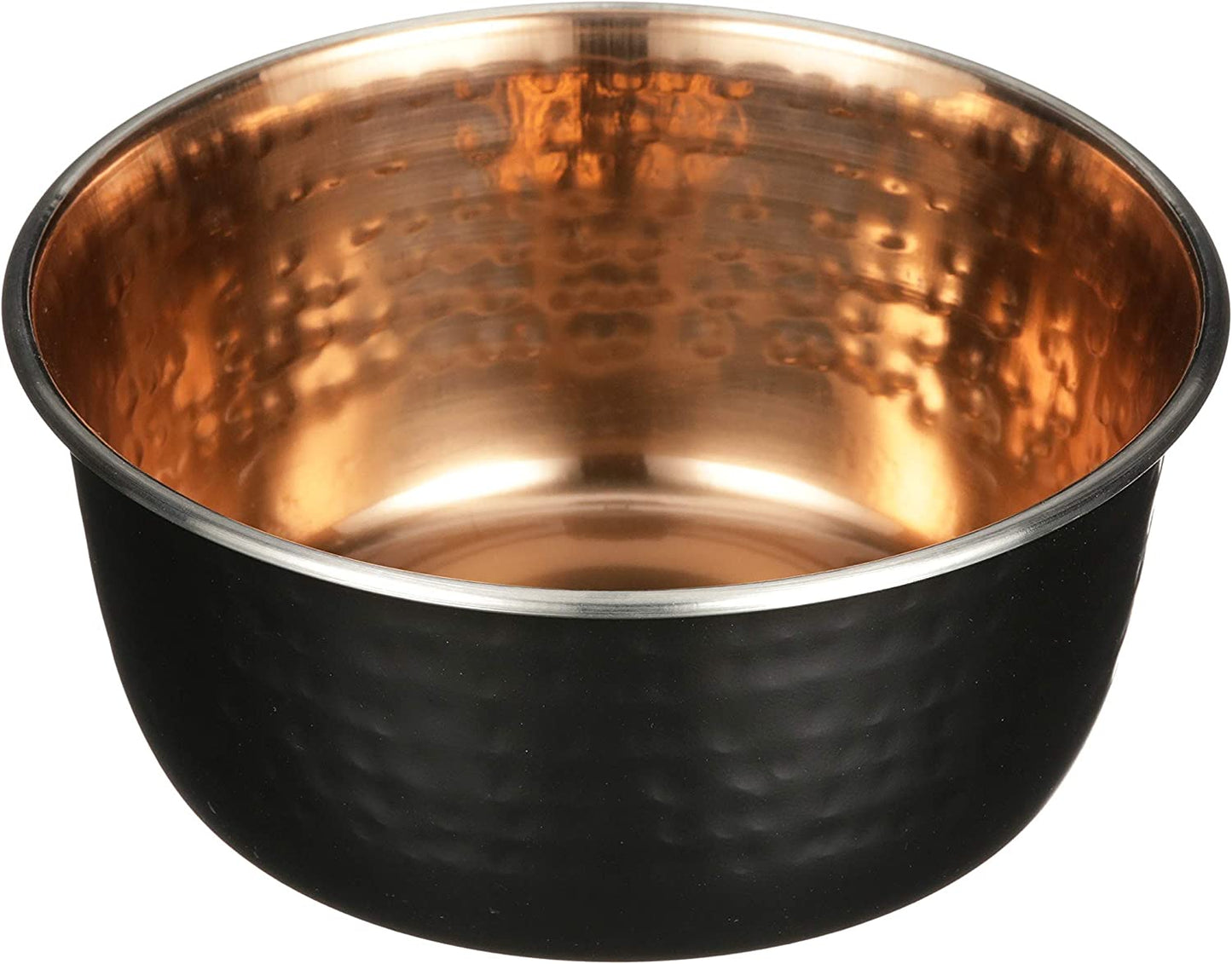 Elevate Your Pet's Dining Experience with Premium Hammered Copper Designer Bowls - Luxury Medium Size for Dogs and Cats