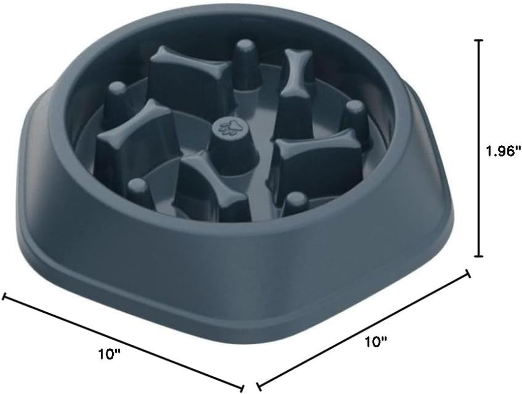 Interactive Slow Feeder Dog Bowl - Healthy Eating Solution for Small to Medium Dogs, Anti-Gulping Design to Prevent Bloat, Non-Slip Fun Feeding Experience