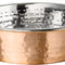 Elevate Your Pet's Dining Experience with Premium Hammered Copper Designer Bowls - Luxury Medium Size for Dogs and Cats