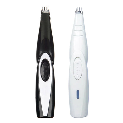 Cordless Electric Pet Grooming Kit - Mute USB Rechargeable Clippers for Dogs and Cats, Ideal for Small Areas like Paws, Faces, and Ears