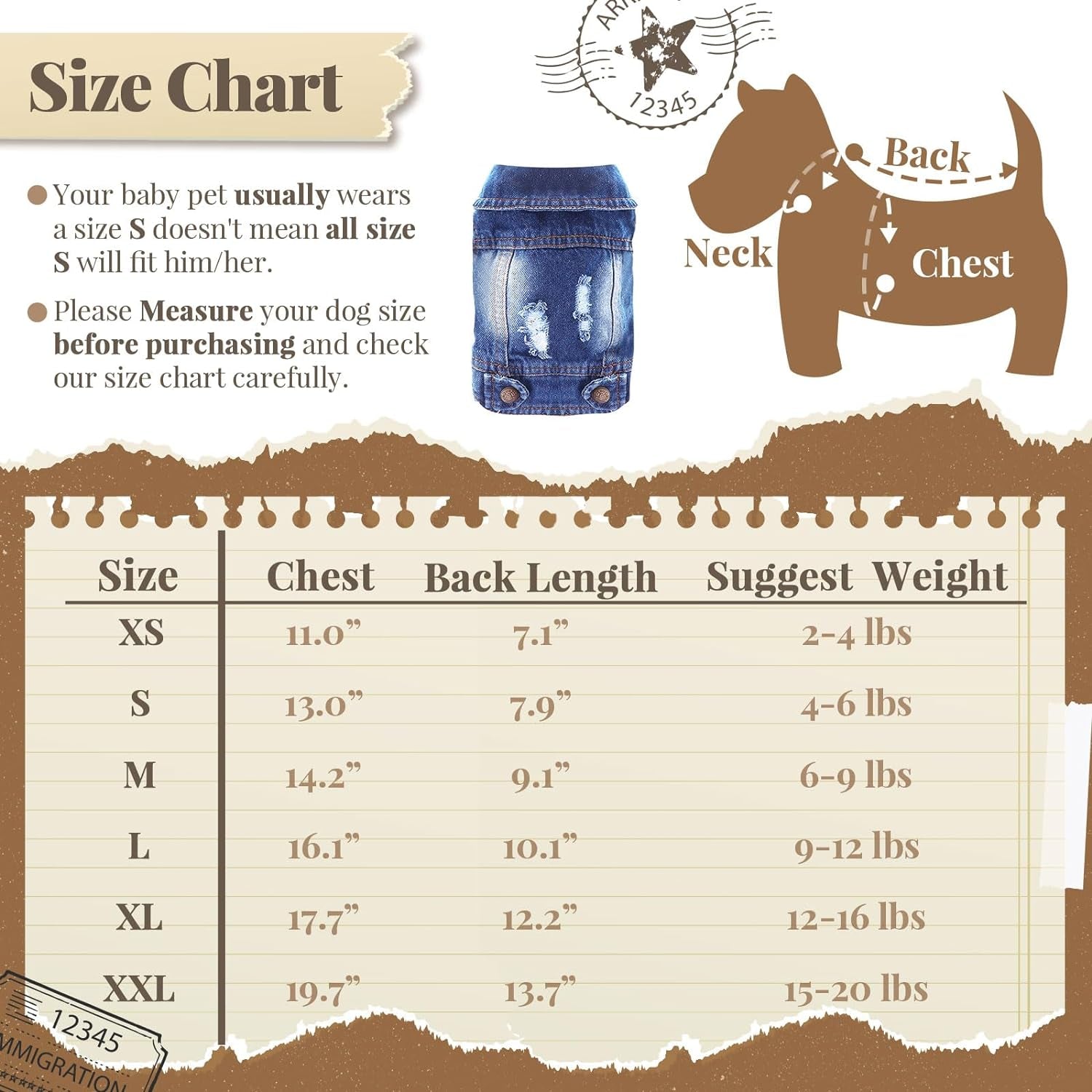 Trendy Denim Jacket for Small Pets - Fashionable Vest for Dogs and Cats, Ideal for Shih Tzu, Chihuahua, Yorkie, and Teacup Breeds