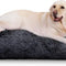 Premium Washable Plush Dog Bed for Large Breeds - 41 Inch Soft and Fluffy Design