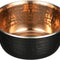 Elevate Your Pet's Dining Experience with Premium Hammered Copper Designer Bowls - Luxury Medium Size for Dogs and Cats
