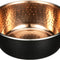 Elevate Your Pet's Dining Experience with Premium Hammered Copper Designer Bowls - Luxury Medium Size for Dogs and Cats