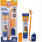Tartar Control Dental Care Kit for Dogs - 3-Piece Set Featuring Banana Mint Toothpaste, Toothbrush, and Fingerbrush to Reduce Plaque and Tartar Buildup