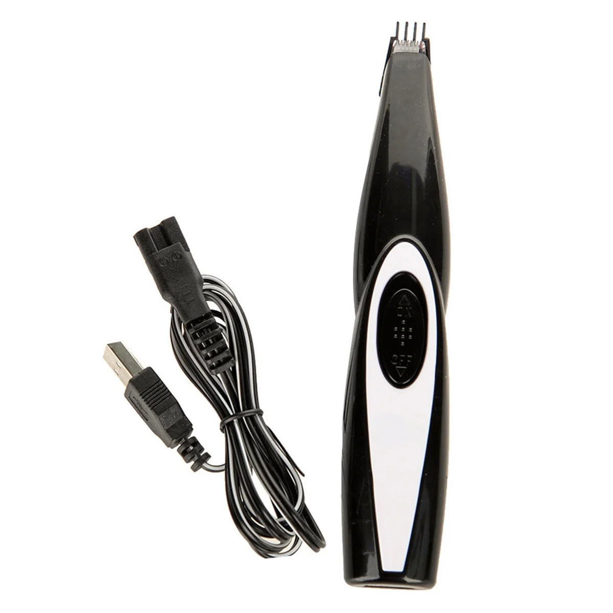 Cordless Electric Pet Grooming Kit - Mute USB Rechargeable Clippers for Dogs and Cats, Ideal for Small Areas like Paws, Faces, and Ears